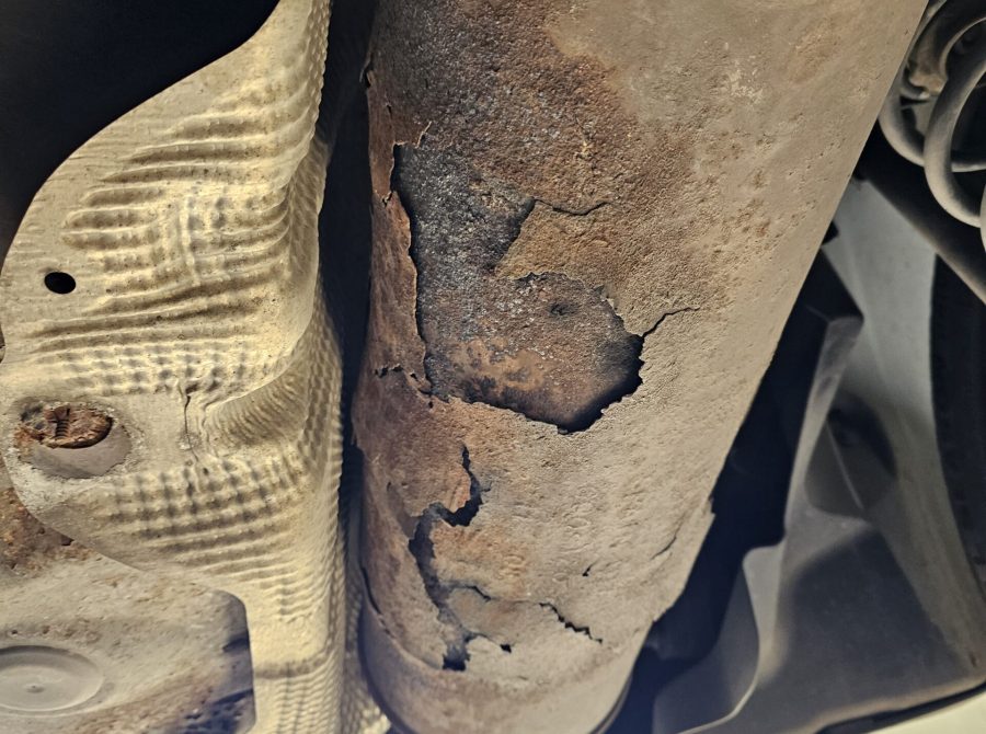 Naprawa układu wydechowego